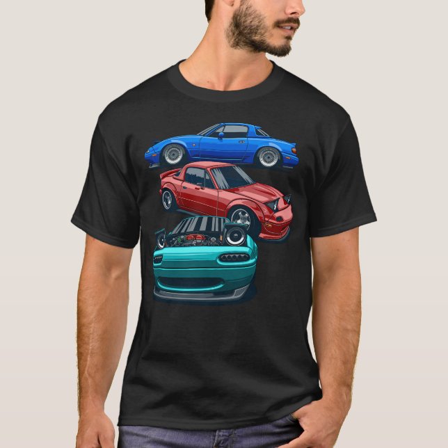 T-shirt Mx5 Miata Na (Devant)