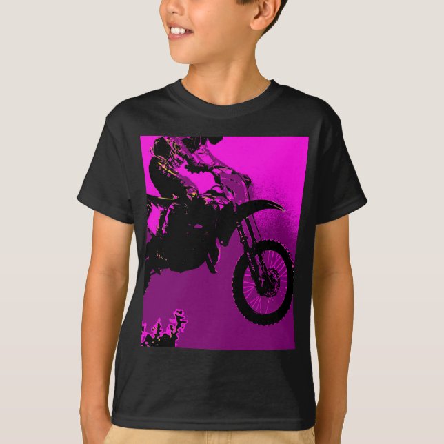 T-shirt MX - Motocross Racer (Devant)