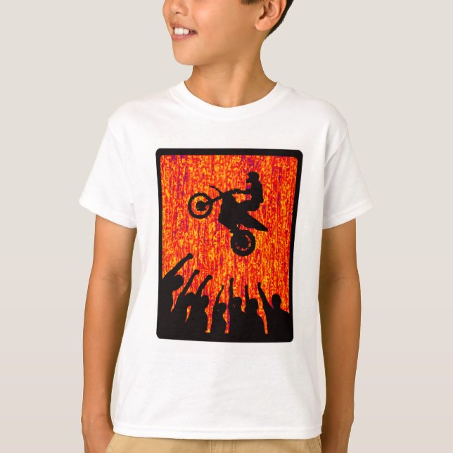 T-SHIRT MX RED FLARES (Devant)