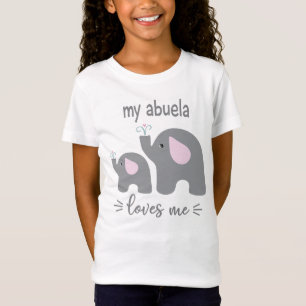 T-Shirt My Abuela Love Me - Chemise éléphante pour enfants