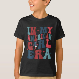 T-shirt My American Girl Era Retro 4 juillet Quatrième Gro