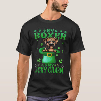 T-shirt My Boxer Is My Lucky Charm St Patrick's Day