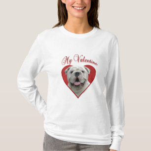 T-shirt My Bulldog Valentine