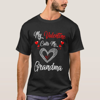 T-shirt My Calls Me Grandma Day Top