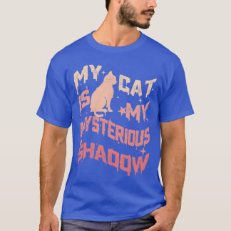 T-shirt My Cat est ma mystérieuse famille de chats drôles