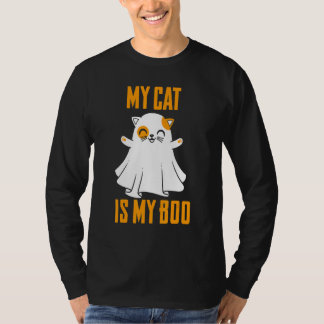 T-shirt My Cat Is My Boo Halloween Cat