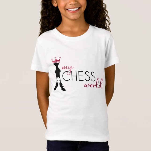 T-shirt My Chess World pour enfants (Devant)