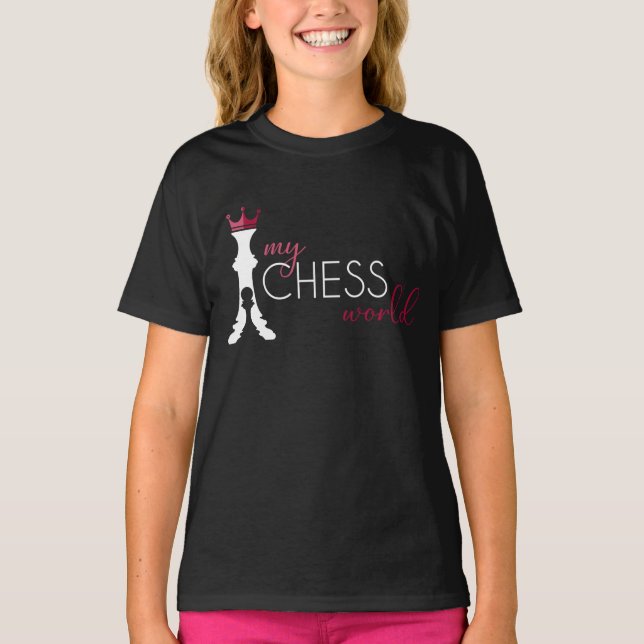 T-shirt My Chess World pour enfants (Devant)