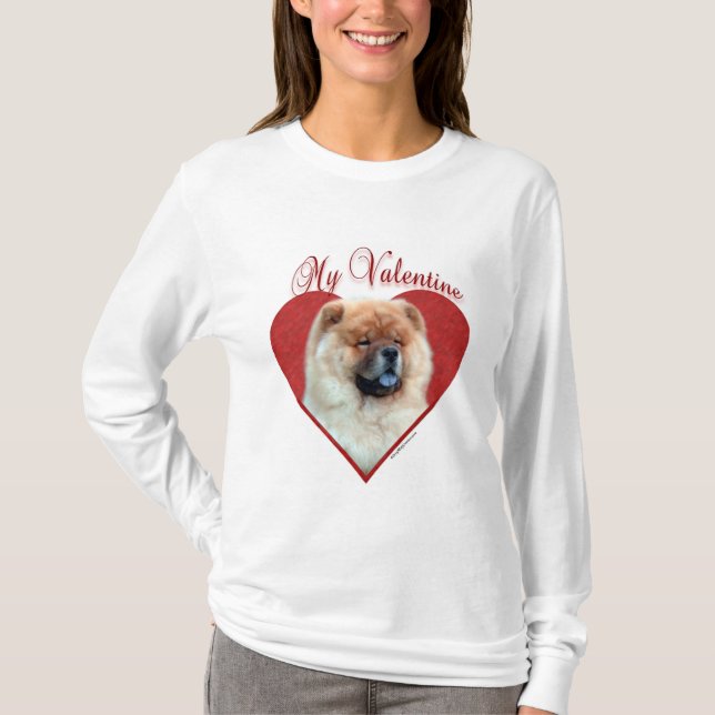 T-shirt My Chow Chow Valentine (Devant)