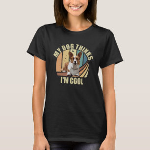 T-shirt My Corgi pense que je suis Cool Chiens Corgi