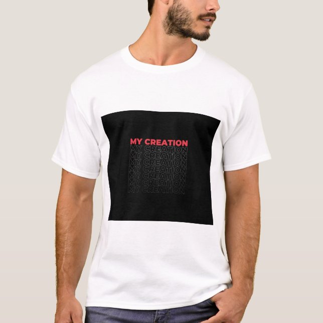 T-shirt My Creation – Tee Graphique Douce Humeur (Devant)