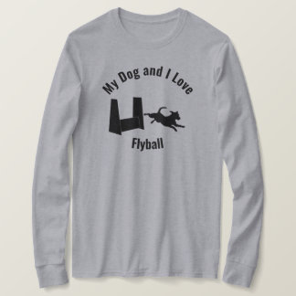 T-shirt My Dog and I Love Flyball Terrier