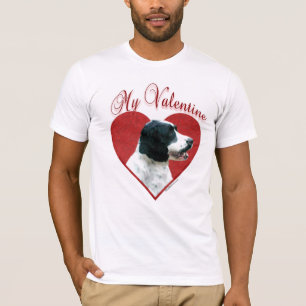 T-shirt My English Springer Spaniel Valentine