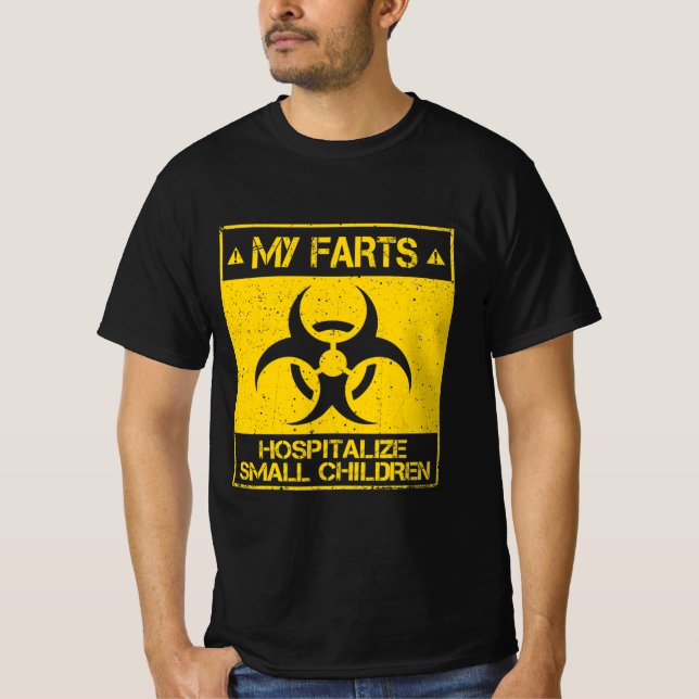 T-shirt My Farts Hospitalize Children Dad  (Devant)