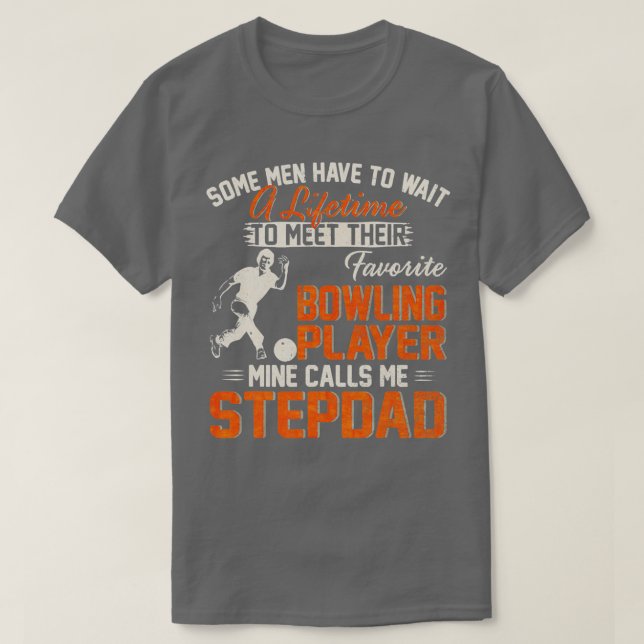 T-shirt My Favorite Bowling Player Calls Me 2 (Design devant)