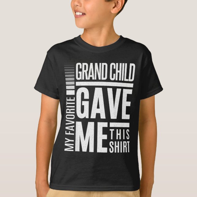 T-shirt My Favorite Granhild Gave Me This Men Fathers Day  (Devant)