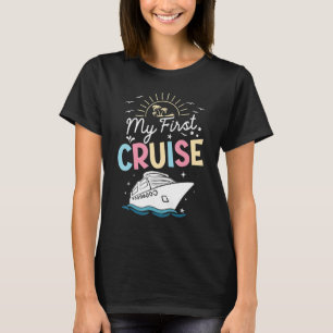 T-shirt My First Cruise Hommes Femmes filles et garçons Cr