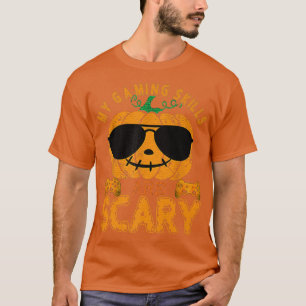 T-shirt My Gaming Skills Are Scary ,Halloween O Lantern Ga