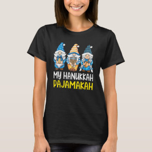 T-shirt My Hanukkah Pajamakah Gnome Chanukah Pajamas Wome