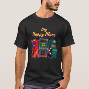 T-shirt My Happy Place 80s 90s Souvenirs Nostalgic Retro T