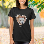 T-shirt My Heart Belongs To Pet Photo Dog Lover<br><div class="desc">Carry your best friend with you everywhere you go with this custom pet photo dog lover shirt ! A must have for every dog lover, dog mom and dog dad ! A fun twist on I Love My Dog, this shirt quote "My Heart Belongs To" ... Personalize wth your dog's...</div>