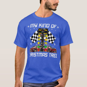 T-shirt My Kind Of Christmas Tree Drag Racing Light Racer