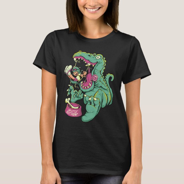 T-shirt My Little Best Friends Dinosaur (Devant)