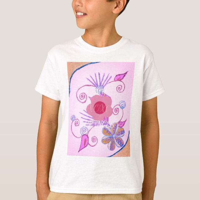 T-shirt My Little Princess : Baby Pink Vector Inspirationa (Devant)