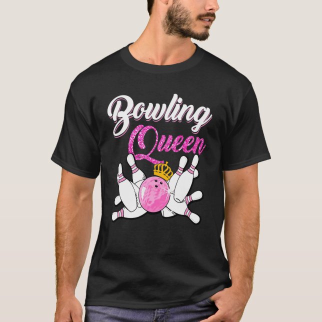 T-shirt My Love B0wling Queen (Devant)