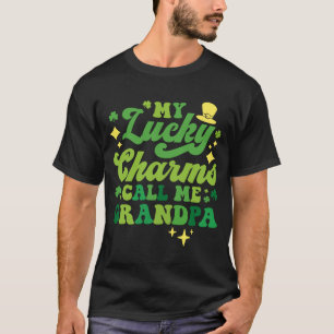 T-shirt My Lucky Charms Call Me GrandPa St Patrick's Day G