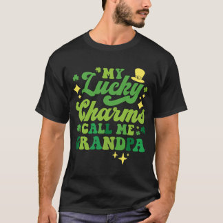 T-shirt My Lucky Charms Call Me GrandPa St Patrick's Day G