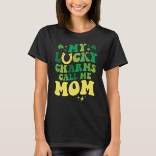 T-shirt My Lucky Charms Call Me Maman Super St Patrick's D