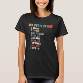T-shirt My Perfect Day  Paintball