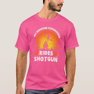 T-shirt My Redbone Coonhound Kelpie Chien Ride Sorcière Sh