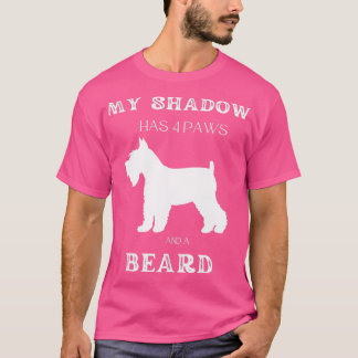 T-shirt My Shadow a 4 pattes et une barbe