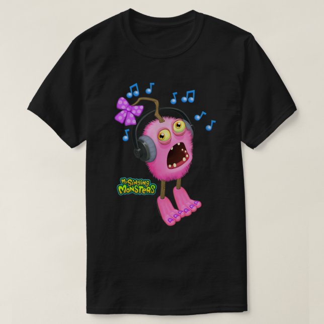 T-shirt My Singing Monsters Rare Furcorn  (Design devant)