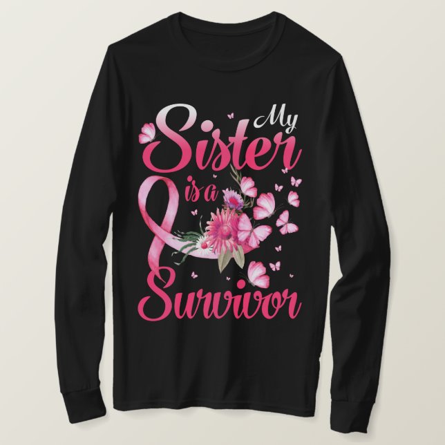 T-shirt My Sister Is A Survivor (Design devant)