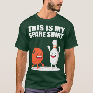 T-shirt My Spare Funny Bowlingball Pins Bowler Coach Cadea