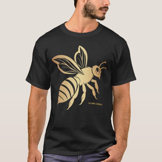 T-shirt My Spirit Animal - Bee (Devant)