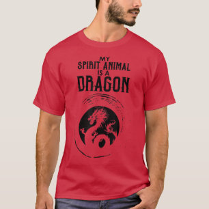 T-shirt My Spirit animal est un Dragon Lover Mythologie Fa