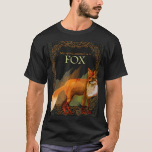 T-shirt My Spirit Animal Est Un Écologiste De Fox