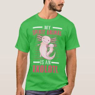 T-shirt My Spirit Animal Est Une Salamandre Axolotl 4