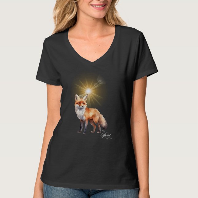 T-shirt My Spirit Animal - Fox (Devant)
