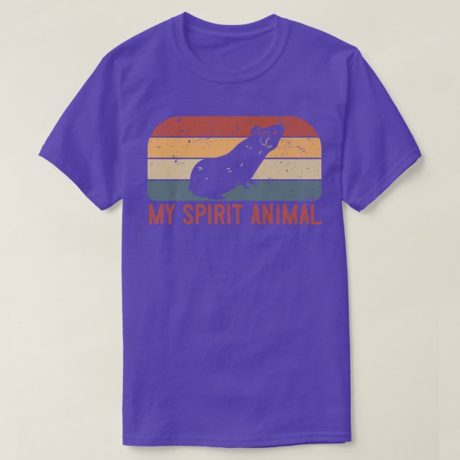 T-shirt My Spirit Animal Is A Guinée Pig Premium 4218  (Design devant)