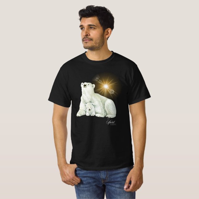 T-shirt My Spirit Animal - Ours Polaire (Devant entier)