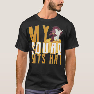 T-shirt My Squad Mange Hay animaux africa -