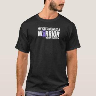 T-shirt My StepMom Est Un Guerrier Migraine Sensibilisatio