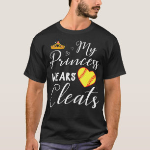 T-shirt My Wears Clefs Softball Cadeau pour Maman Papa Bas
