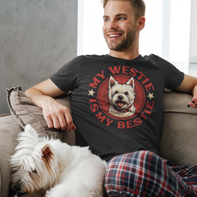 T-shirt My Westie is My Bestie West Highland White Terrier (Créateur téléchargé)