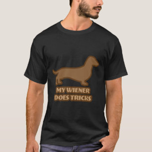 T-shirt My Wiener Does Funny Dachshund Dog Offensiv